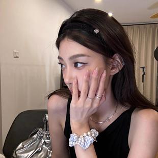 Bellar / larmood Shimmering2.0 silver&black handmade圆片发箍