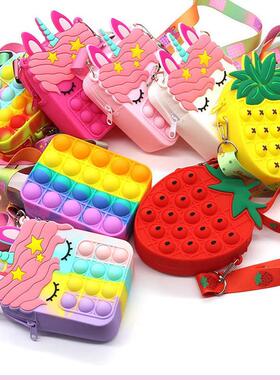 let Ladies Bag Silica Simple Dimple Crossbody Bags For Girls