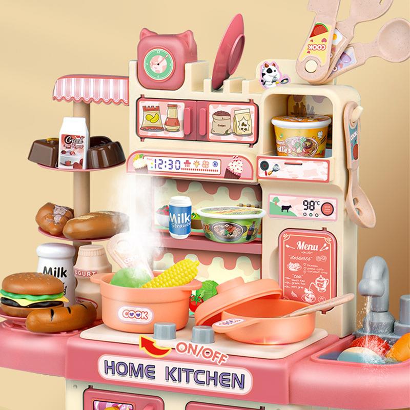cheap playing kitchen set toys girls boys gift kids cooking