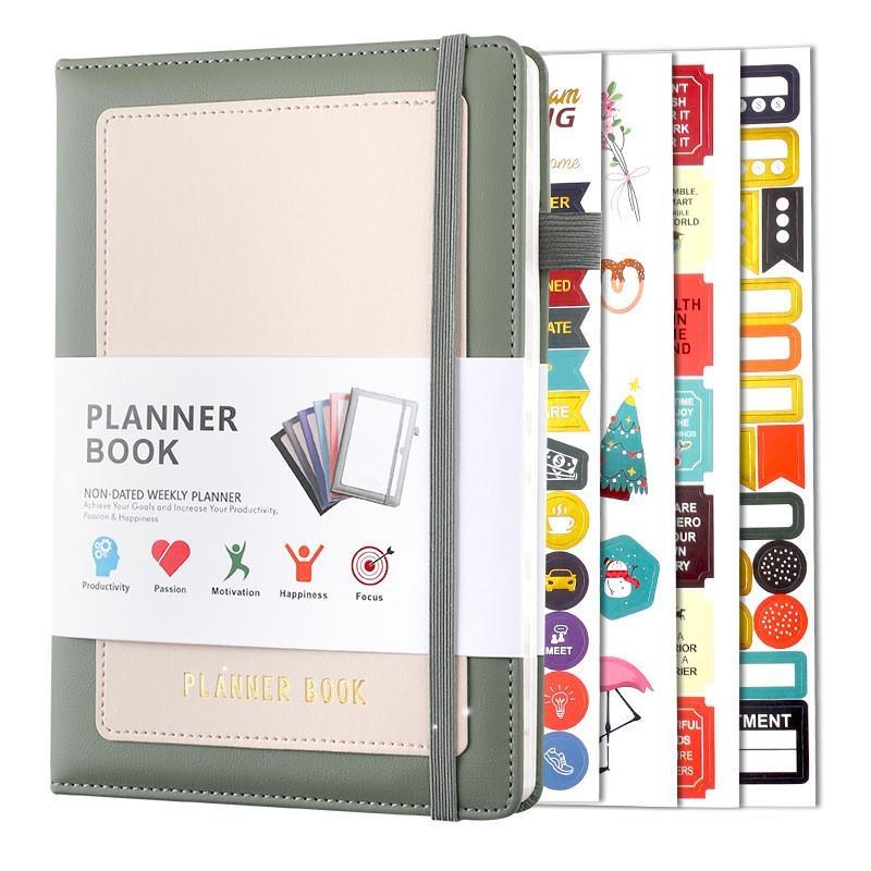 A5 Agenda Planner Notebook Diary Undated Weekly Planner Go
