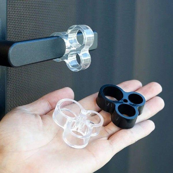 1/4/8PCS PVC Handles Door Stopper Transparent Wall