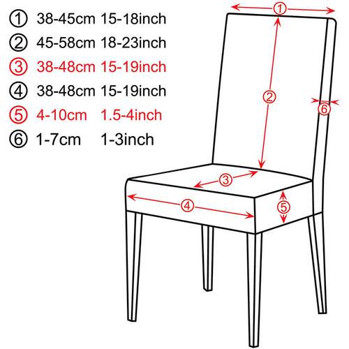 Chair Cover Printed Stretch Anti-dirty Elastic Seat Cover us