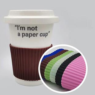 Heat Insulation Coffee Silicone Ceramic Sleeve ver Cup