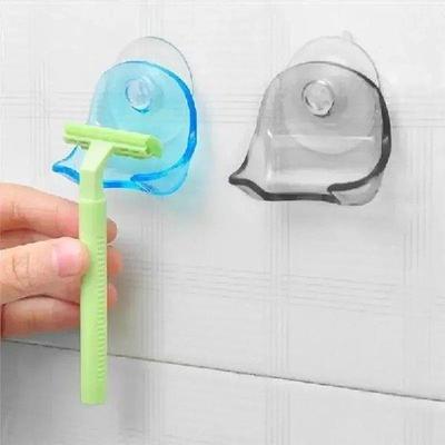 1pcs Toothbrush Shaver Holder with Sucker Cup for Bathroom