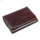 Blocking Men Genuine Short RFID For Leather Wallet Solid