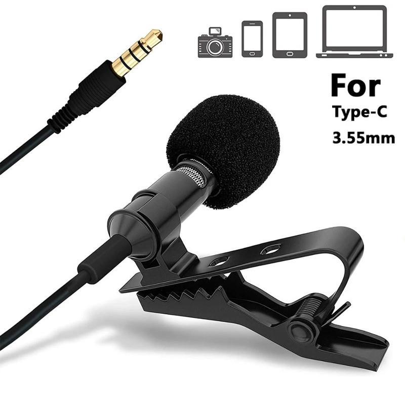 Professional Lavalier Microphone for PC Laptop Smartphone DS