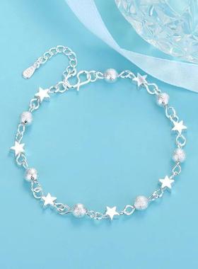 Fashion 925 Sterling Silver Bracelets for Women Small Star F
