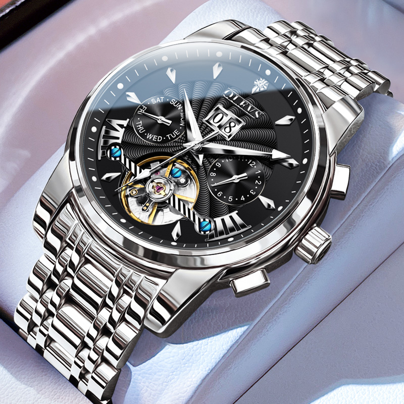 男士机械表瑞士正品牌多功能