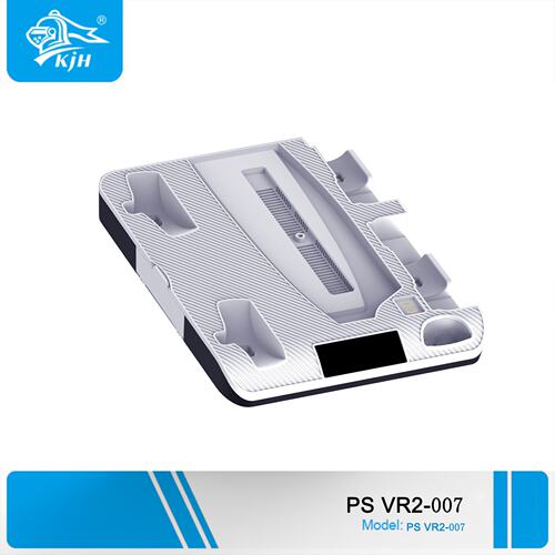 PS5主机多功能散热底座PSVR2/PS5手柄座充带显示灯可收纳头盔耳机