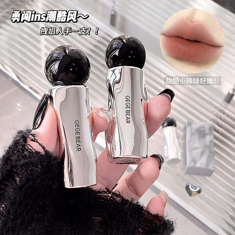 Gege Bear轻云裸雾丝绒唇泥粉嫩细腻高颜值彩妆春季可爱学生唇釉