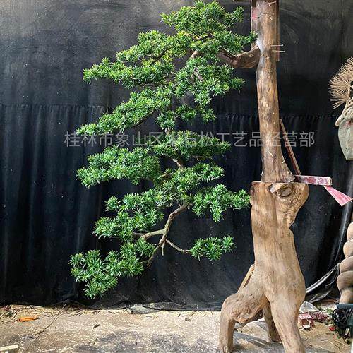 实木装饰树造景树加工定制仿真树门庭造景树假树大型造景仿真树