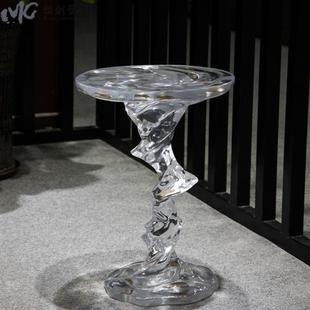 边几家居客厅家用茶几桌 简约现代透明树脂亚克力桌子轻奢设计师款