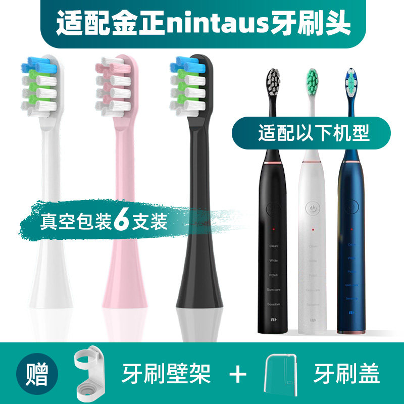 适配金正电动牙刷头nintausJZ-X5/X2替换情侣牙刷头成人JZD10