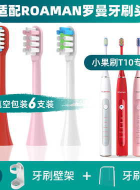 隽悦适配ROAMAN罗曼T10电动牙刷头小果刷通用替换清洁成人情侣
