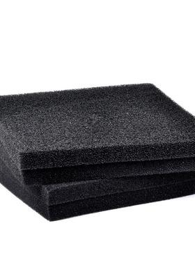 50cmx50cmx2cm Black Filtration Foam Aquarium Fish Tank Bioch