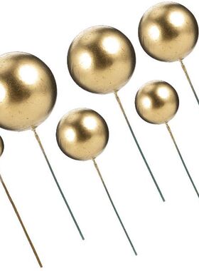 Cake Topper Ball Balls Dessert Decorations Picks Decoration