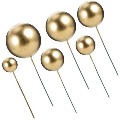 Cake Topper Ball Balls Dessert Decorations Picks Decoration