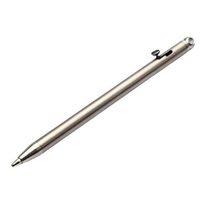 Mini Pen Bolt Action Ballpoint Pen Retractable Pocket