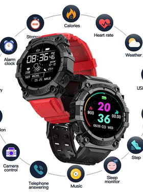 Reloj inteligente deportivo para hombre y mujer, pulsera con