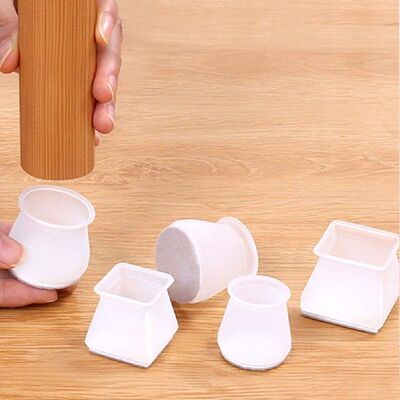 2-96PCS Silicone Chair Leg Protectors Furniture Legs Caps