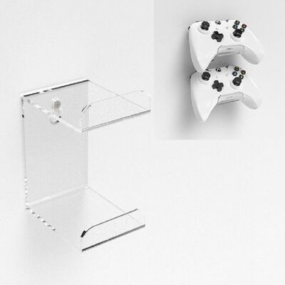 Wall Mounted Acrylic Headset Stand Hanger Game Controller