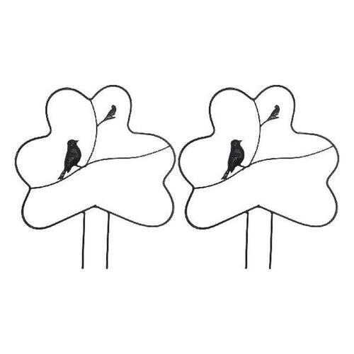 New Metal Iron Round Heart Shaped Garden Plant Support