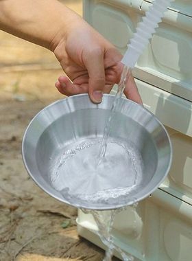 4 Pcs Stainless Steel Bowl Set 4Pcs Stackable Camping