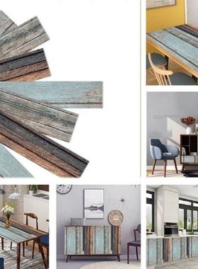 1/2sets Imitation Wood Grain Floor Tile Board Sticker DIY
