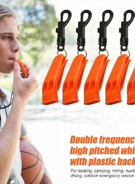 1/5 Buah Pertandingan Olahraga Band Ganda Peluit Plastik