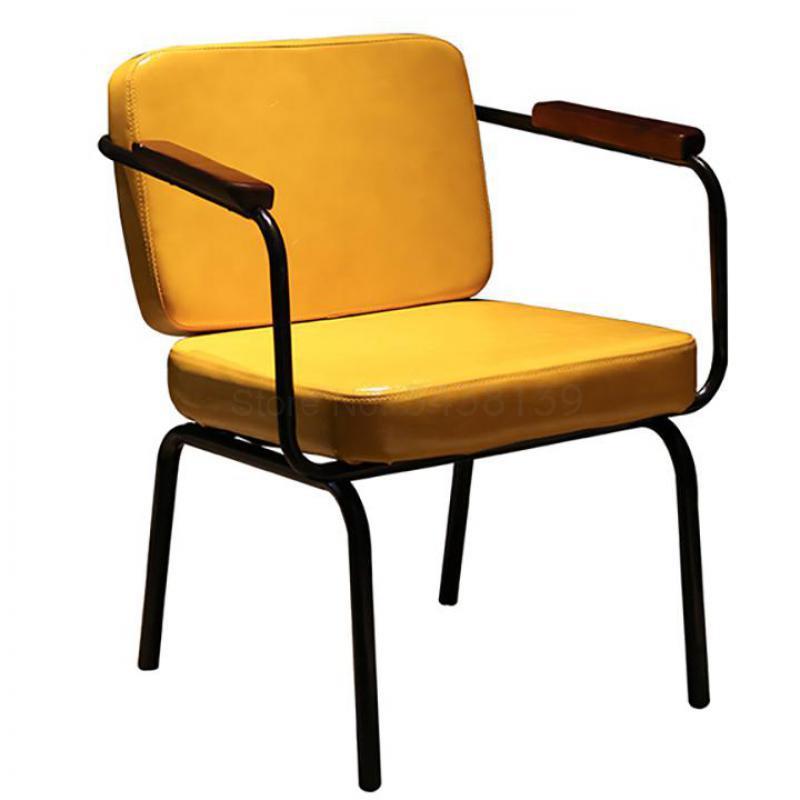 Industrial style loft wrought iron personality armchair