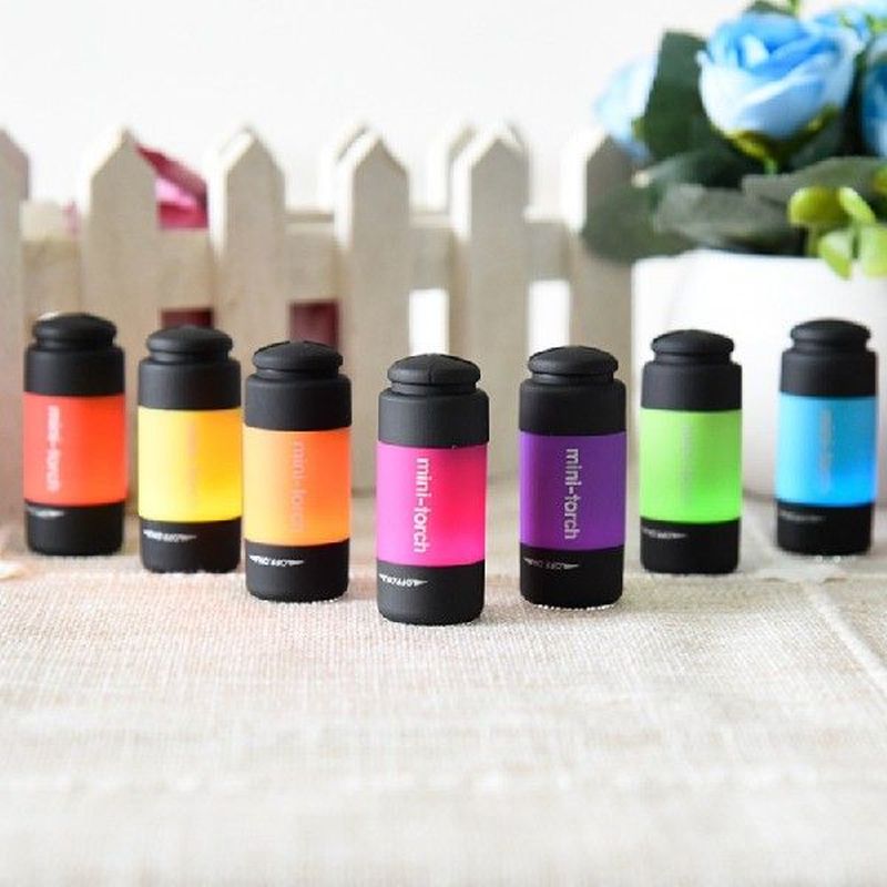 Mini LED Light Flashlight Usb Portable Rechargeable Torch