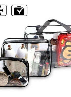 Faroot S M L Clear Transparent Storage Bag PVC Travel