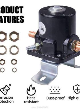 Baru Populer Batang Starter Relay Solenoid 12V Logam Relay