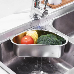 Triangular Sink Strainer Drain Fruit Vegetable Drainer