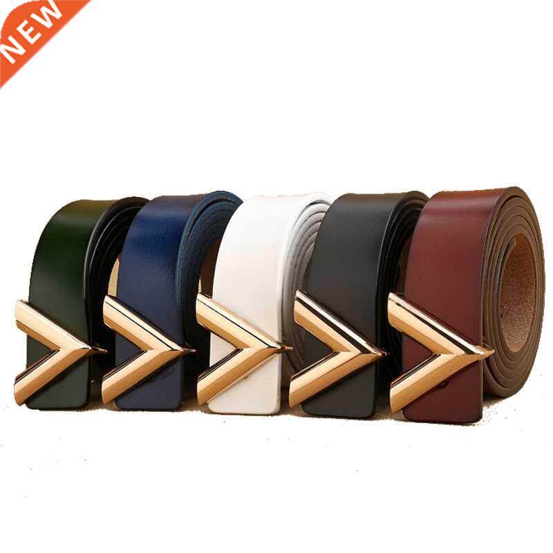 New Designer Luxury Belt High Quality Buckle Wai Belts 2.5