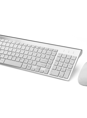 Ergonomic Ultra-Thin Low-Noise 2.4G Wireless Keyboard and Mo