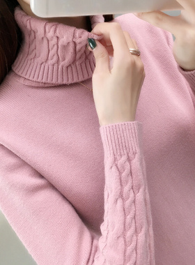 Women Sweater Turtleneck Pullovers Autumn Winter Sweaters Ne