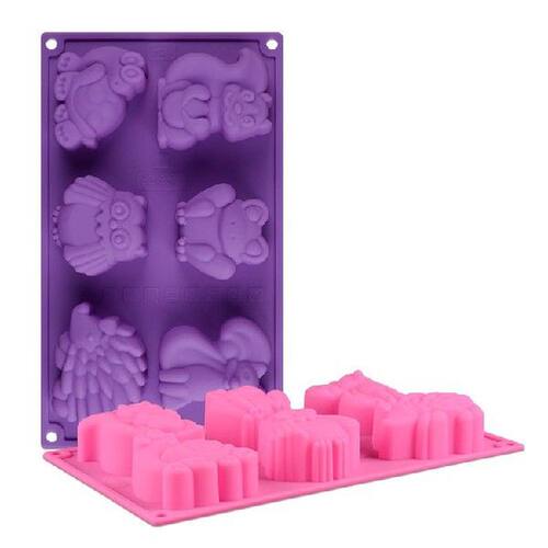 6 Hole Animal Shape Silicone Chocolate Frog Mold Kangaroo