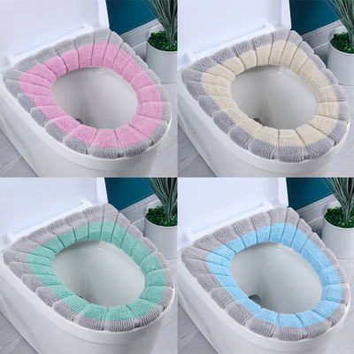 Universal Toilet Seat Thickened Mat Soft Warm Washable for