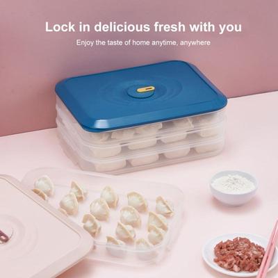 1pc Dumpling Box Egg Box Refrigerator Frozen Dumpling