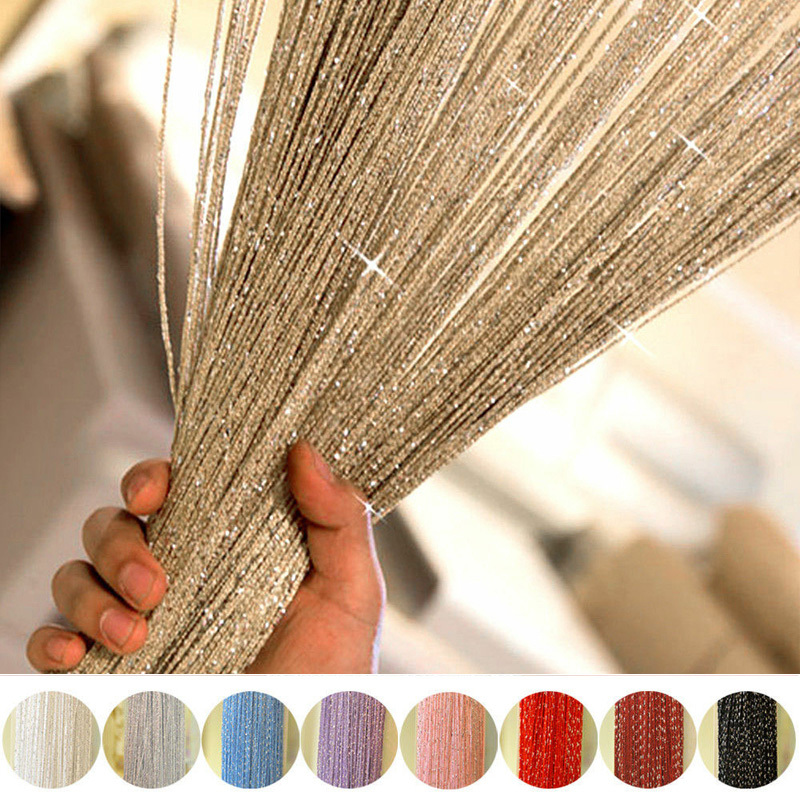1 piece 100x200cm Glitter String Cheap Door Curtain Beads Ro