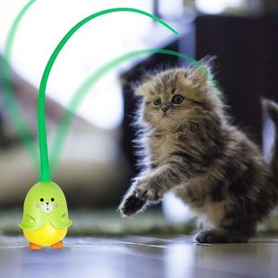 Interactive Cat Toys Automatic Rotating Simulation Tail Toy