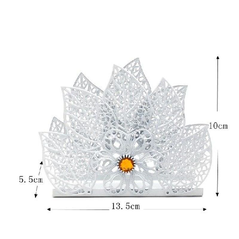 Q5WD Metal Napkin Holder Paper Dispenser Tissue Rack Home