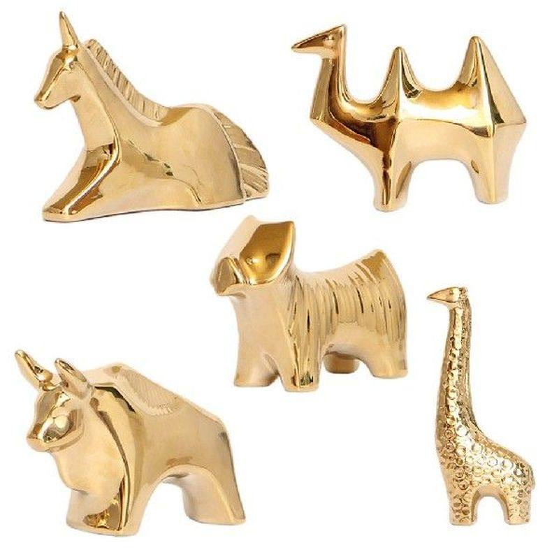 anmial white porcelain figurines statue desktop decoration d