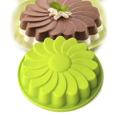 8 Inch Round Silicone Cake Mold Oven Baking Tools Chiffon