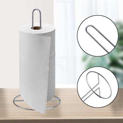 Kitchen Roll Paper Accessories Tissue Towel Rack Stainless