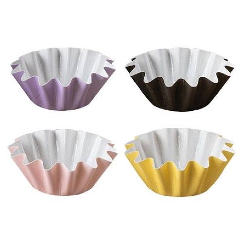 K1MF 50 Buah Wave Muffin Cupcake Liner Kertas Cangkir