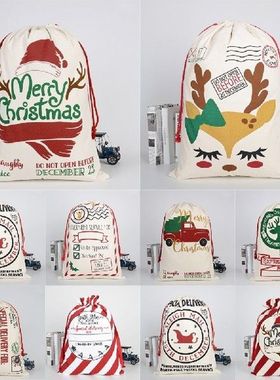 11 Color Christmas Large Stockings Bags Sacks Hessian Santa