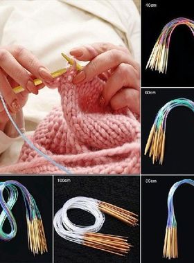 18Pcs/Set Circular Knitting Needles Set DIY Double Cusp