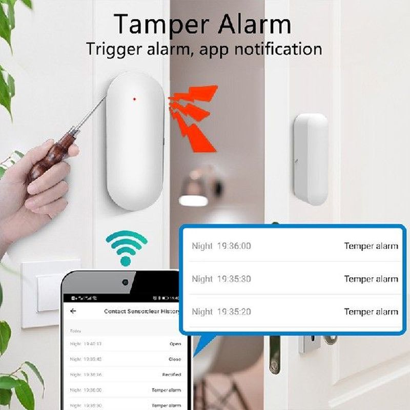 Tuya Smart WiFi Door Sensor Smart Door Open/Closed
